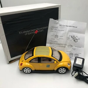 Yellow Volkswagon VW Bug Beetle RC Car AMEX Promo AD American Express No Remote - Picture 1 of 11