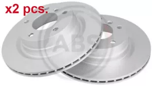 X2 PCS REAR BRAKE DISC ROTOS X2 PCS SET 17603 A.B.S. I - Picture 1 of 3