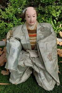 Antique Japanese Taisho Samurai General In Armor Doll - Picture 1 of 12