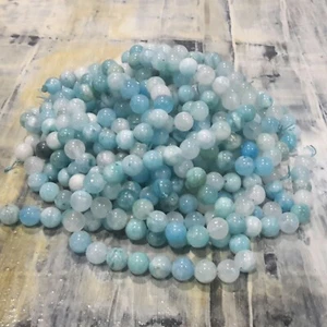 Natural Hemimorphite Calamine Stone, 8mm App 49 pce . Free postage. Oz Seller - Picture 1 of 3