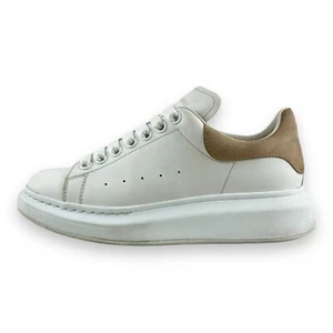 Alexander McQueen Runway Blanco/Rosa Gamuza Zapatillas Mujer’s Talla UK 5 EU 38 - Imagen 1 de 16