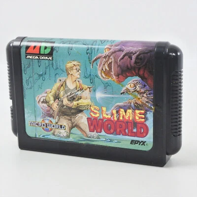 Mega Drive SLIME WORLD Cartridge Only Sega 6203 mdc - Image 1 of 4