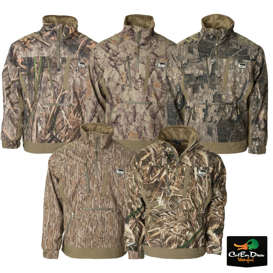 NEW BANDED GEAR STRETCHAPEAKE 1/4 QUARTER ZIP CAMO PULLOVER JACKET - B1010047 - - Image 1 of 1