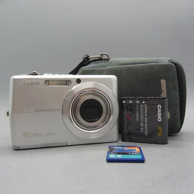 Casio Digital Camera Exilim EX-Z600 6.0MP Silver Tested - Image 1 of 4