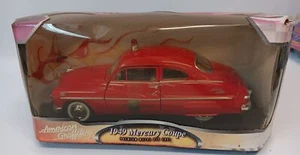 1949 Mercury Coupe Fire Chief Car American Graffiti. Motor Max 2008 1:24 scale - Picture 1 of 2