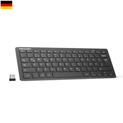 Kabellose 78-Tasten Mini-Tastatur | Nano-USB | 36 Monate Garantie - Bild 1 von 4