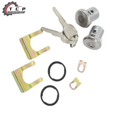 Par de vasos cilindro llave cerradura puerta cromo apto para Chevrolet S-10 Blazer 83-1994 EE. UU. Foto 1 de 4