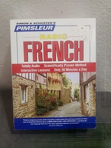 Simon & Schuster's Pimsleur Basic French Language 5 AUDIO CD's w/ CD case - Picture 1 of 3