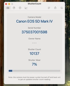 Canon 5D Mark IV 30.4MP  Camera ,shutter count 10,137,duty free in the USA - Picture 1 of 9