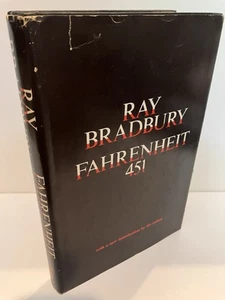 FAHRENHEIT 451 by Ray Bradbury 1967 Simon Schuster Book Club Edition NF/VG- - Imagen 1 de 3