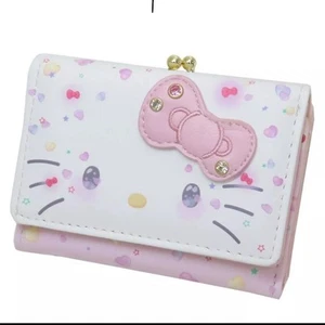 50th Anniversary Kitty Wallet Round Purse Wallet Hello Kitty Wallet Kawaii Face - Picture 1 of 6
