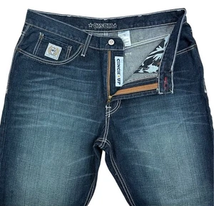 Cinch White Label Relaxed Bootcut Western Rancher Baumwolle Denim Jeans Herren 36x32 - Bild 1 von 6