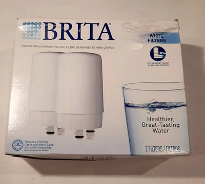 Brita Tap Water Faucet Filter Replacement Fits For FF-100 2 Filter Pack - Image 1 of 4