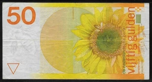 Netherlands 1982 50 Gulden P 96 Brown Tones Fine- - Picture 1 of 2