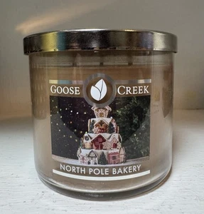 ✨Goose Creek 14.5 oz "North Pole Bakery" candle New 3 Wick ✨ - Picture 1 of 2