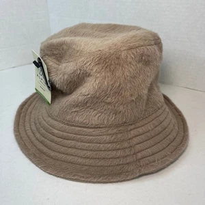 Sombrero cubo cepillado para mujer Alpine Design color topo talla única - Imagen 1 de 6