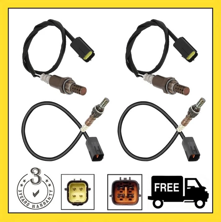 For 2002-2006 Mazda MPV 3.0L V6 Set of 4 Upstream+Downstream Oxygen O2 Sensor US - Image 1 of 4