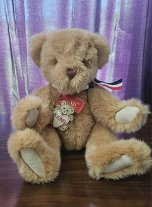 GUND 90th Commemorative Bear Plüsch Sammler Classic Gelenkgelenke 1987 Etikett - Bild 1 von 14