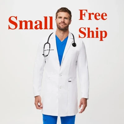 FIGS Scrubs Lab Coat - SMALL - Harlem Slim Long Lab Coat - Brand New - Free Ship - Image 1 of 4