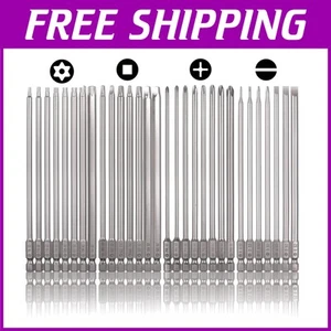 Heavy-Duty Screwdriver Bit Set with Magnetic Bits & Storage Box - 30 Pieces - Picture 1 of 9