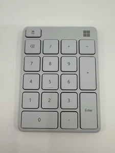 Microsoft Wireless Bluetooth Number Pad (Glacier).  #1969 - New Battery - Picture 1 of 8