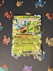 Pokémon Karten Ogerpon ex 025/167 Ultra Rare Twilight Masquerade - (NM) - Bild 1 von 2