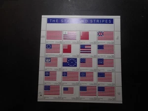 Scott 3403, 33 cent, The Stars and Stripes, Sheet - Picture 1 of 2