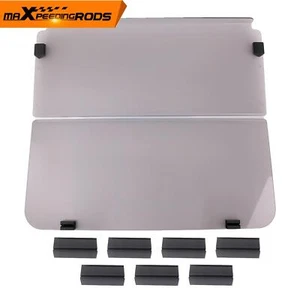 Tinted Folding Windshield Windscreen for Club Car DS Golf Cart 1982-2000.5 Gas - Picture 1 of 12