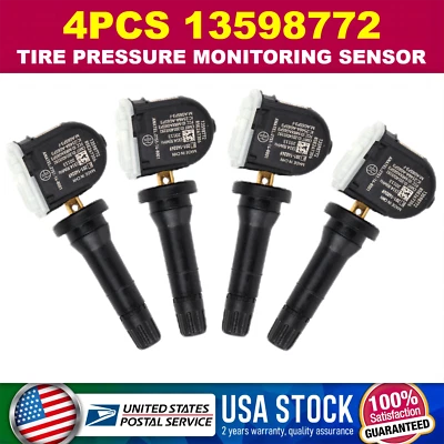 4Pcs OEM Quality 13598772 For BUICK CASCADA 2016-2018 TPMS TIRE PRESSURE SENSOR - Image 1 of 4