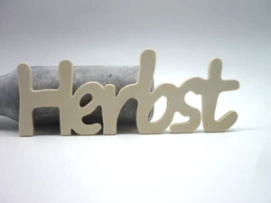 Schriftzug Herbst Sperrholz Basteln Fensterdekoration Holz Dekoration - Bild 1 von 5