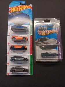 Hot Wheel 6 Stück, 2008 Tesla Roadster Exclusive, Model Y, Roadster orange  - Bild 1 von 6