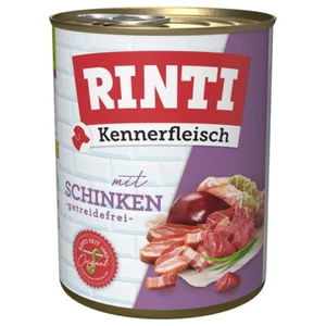 Sparpaket RINTI Kennerfleisch 24 x 800 gr Hunde Nassfutter - Schinken - Bild 1 von 1