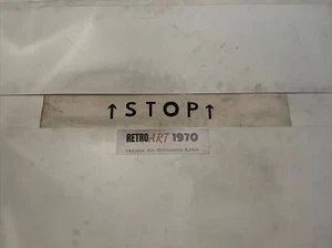 STOP - Rhyl Crosville Bus Blind Nov 1969 30” - North Wales GIFT - Picture 1 of 12