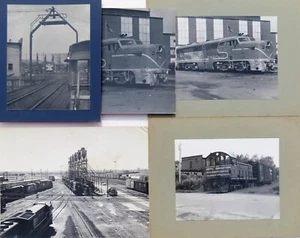 Vintage B&W Train Railroad Photos Lot Erie Turntable Port Jervis NY Selkirk Yard - Picture 1 of 6