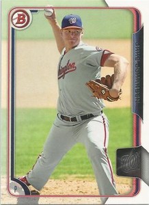 Jake Johansen Washington Nationals 2015 Bowman Prospect 