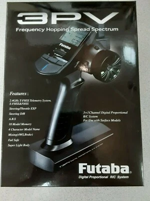 Futaba 3PV 3-Channel 2.4GHz S-FHSS Radio System w/ R203GF Receiver Brand New!! - Image 1 of 3