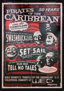 Disney Pirates Of The Caribbean 11" x 15.25" Collector's Poster - Picture 1 of 5