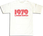 1979 Limited Edition Red Text Cool T-SHIRT ALL SIZES # White