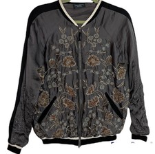 zara embroidered coat