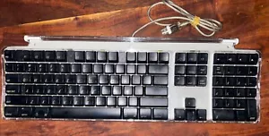 Apple Macintosh Pro Keyboard M7803 - Black/Clear Working - Picture 1 of 10