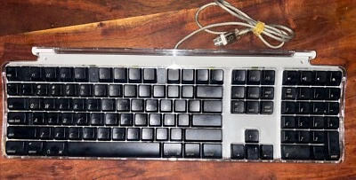 Apple Macintosh Pro Keyboard M7803 - Black/Clear Working - Image 1 of 4