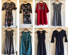 Maternity Dress Bundle; New Look Dorothy Perkins ASOS Mothercare H&M (size 8-10)