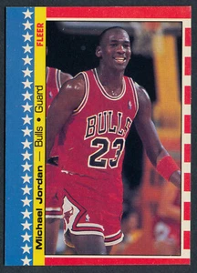 1987-88 Fleer MICHAEL JORDAN Sticker #2 Chicago Bulls SP HOF Very Nice Card - Picture 1 of 2