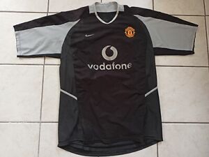 MAILLOT FOOT NIKE MANCHESTER UNITED VODAFONE TAILLE XL/D7 Abimé
