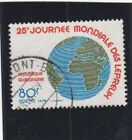 L6656 GABON Timbre N° 389 de 1978 " journée mondiale lepreux " Oblitéré