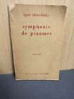 IGOR STRAWINSKY SYMPHONIE DE PSAUMES VOKALPARTITUR BUCH VINTAGE SELTEN 1948
