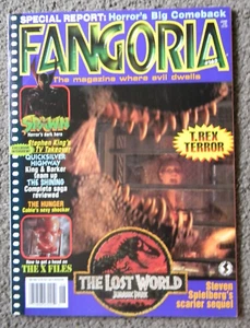 FANGORIA : ISSUE 163 : HORROR : J P LOST WORLD/SPAWN/HUNGER TV/X FLS : 1997 : VG - Picture 1 of 6