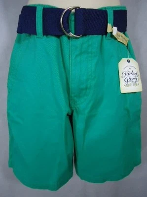 Cintura corta ajustable Faded Glory para niño con cinturón - talla 5 - color verde Foto 1 de 4