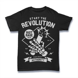 Start The Revolution T-Shirt. 100% Cotton Premium Tee NEW - Bild 1 von 2