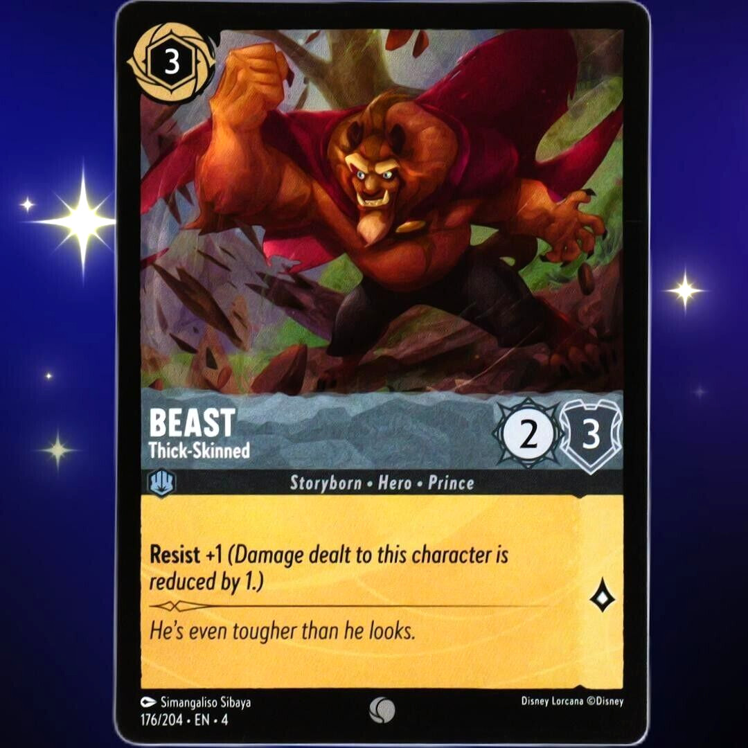 BEAST Thick-Skinned - COMMON - Disney Lorcana TCG Ursula's Return #176/204 MINT